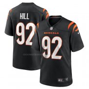 Camiseta NFL Game Cincinnati Bengals B.J. Hill Negro