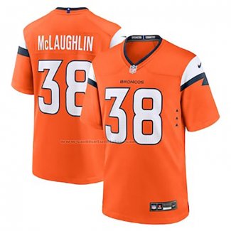 Camiseta NFL Game Denver Broncos Jaleel McLaughlin Naranja