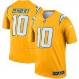 Camiseta NFL Legend Los Angeles Chargers Justin Herbert Inverted Legend Oro