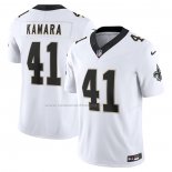 Camiseta NFL Limited New Orleans Saints Alvin Kamara Vapor F.U.S.E. Blanco