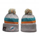 Gorro Beanie Miami Dolphins New Era Caqui