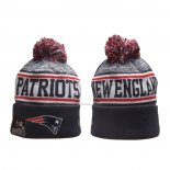 Gorro Beanie New England Patriots Sideline Negro Gris