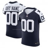 Camiseta NFL Elite Dallas Cowboys Vapor F.U.S.E. Personalizada Blanco Azul