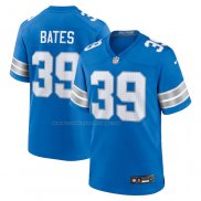 Camiseta NFL Game Detroit Lions Jake Bates Azul Blanco