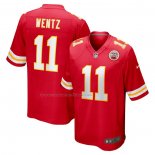 Camiseta NFL Game Kansas City Chiefs Carson Wentz Rojo