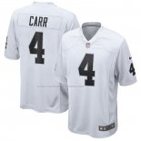 Camiseta NFL Game Las Vegas Raiders Derek Carr Blanco