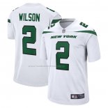 Camiseta NFL Game New York Jets Zach Wilson Blanco