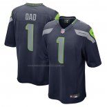 Camiseta NFL Game Seattle Seahawks Number 1 Dad Azul