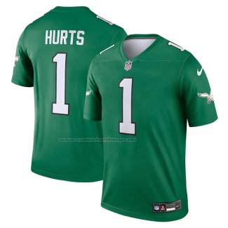 Camiseta NFL Legend Philadelphia Eagles Jalen Hurts Alterno Verde