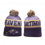 Gorro Beanie Baltimore Ravens Sideline Violeta