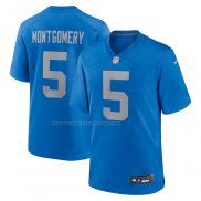 Camiseta NFL Game Detroit Lions David Montgomery Alterno Azul