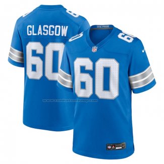 Camiseta NFL Game Detroit Lions Graham Glasgow Azul Blanco