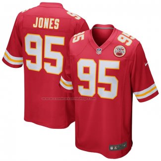 Camiseta NFL Game Kansas City Chiefs Chris Jones Rojo