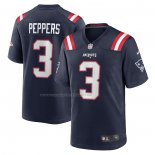 Camiseta NFL Game New England Patriots Jabrill Peppers Azul