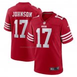 Camiseta NFL Game San Francisco 49ers Josh Johnson Primera Rojo