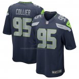 Camiseta NFL Game Seattle Seahawks L.J. Collier 95 Azul