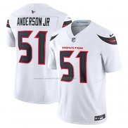 Camiseta NFL Limited Houston Texans Will Anderson Jr. Vapor F.U.S.E. Blanco