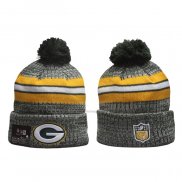 Gorro Beanie Green Bay Packers Sideline Gris Amarillo