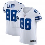 Camiseta NFL Elite Dallas Cowboys CeeDee Lamb Vapor Blanco