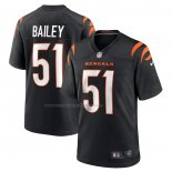 Camiseta NFL Game Cincinnati Bengals Markus Bailey Negro