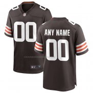 Camiseta NFL Game Cleveland Browns Personalizada Marron