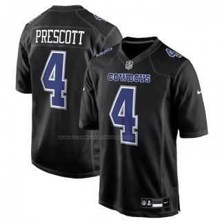 Camiseta NFL Game Dallas Cowboys Dak Prescott Negro