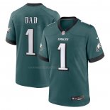 Camiseta NFL Game Philadelphia Eagles Number 1 Dad Verde2