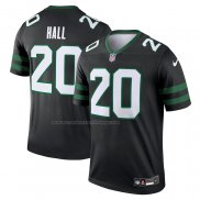 Camiseta NFL Legend New York Jets Breece Hall Alterno Negro