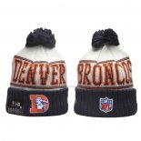 Gorro Beanie Denver Broncos New Era Naranja Blanco