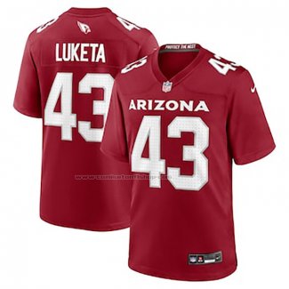 Camiseta NFL Game Arizona Cardinals Jesse Luketa Rojo