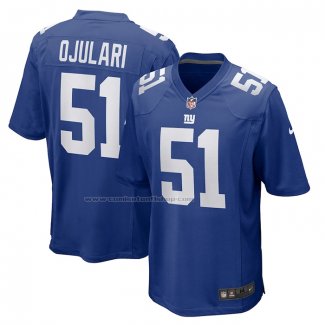 Camiseta NFL Game New York Giants Azeez Ojulari Azul