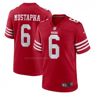 Camiseta NFL Game San Francisco 49ers Malik Mustapha Rojo