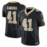 Camiseta NFL Limited New Orleans Saints Alvin Kamara Vapor F.U.S.E. Negro