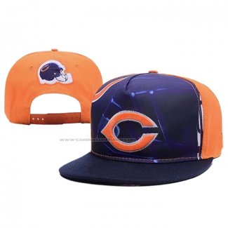 Gorra Chicago Bears Adjustable Violeta Naranja