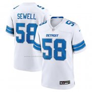 Camiseta NFL Game Detroit Lions Penei Sewell Blanco