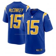 Camiseta NFL Game Los Angeles Chargers Ladd McConkey Alterno Game Royal