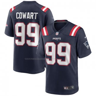 Camiseta NFL Game New England Patriots Byron Cowart Azul