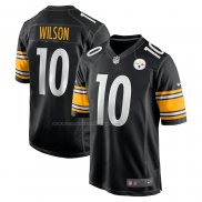 Camiseta NFL Game Pittsburgh Steelers Roman Wilson 2024 NFL Draft Negro