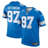 Camiseta NFL Legend Detroit Lions Aidan Hutchinson Azul