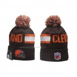 Gorro Beanie Cleveland Browns Sideline Marron Naranja