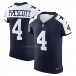 Camiseta NFL Elite Dallas Cowboys Dak Prescott Alterno Vapor F.U.S.E. Azul