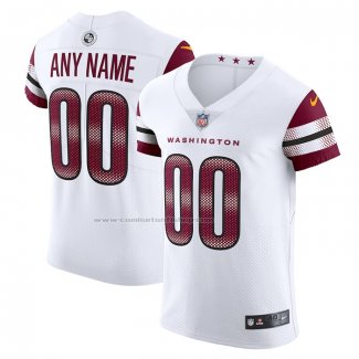 Camiseta NFL Elite Washington Commanders Vapor Untouchable Personalizada Blanco