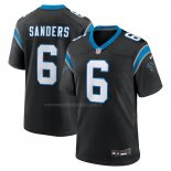 Camiseta NFL Game Carolina Panthers Miles Sanders Negro