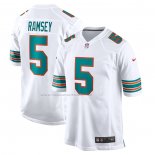 Camiseta NFL Game Miami Dolphins Jalen Ramsey Alterno Blanco