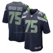 Camiseta NFL Game Seattle Seahawks Anthony Bradford Azul