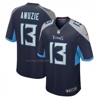 Camiseta NFL Game Tennessee Titans Chidobe Awuzie Azul