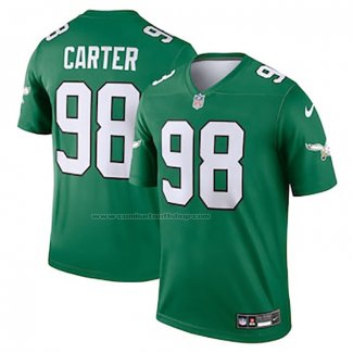 Camiseta NFL Legend Philadelphia Eagles Jalen Carter Alterno Verde