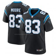 Camiseta NFL Game Carolina Panthers David Moore Negro