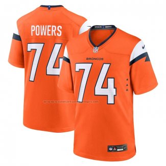 Camiseta NFL Game Denver Broncos Ben Powers Naranja Blanco