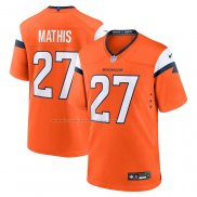 Camiseta NFL Game Denver Broncos Damarri Mathis Naranja